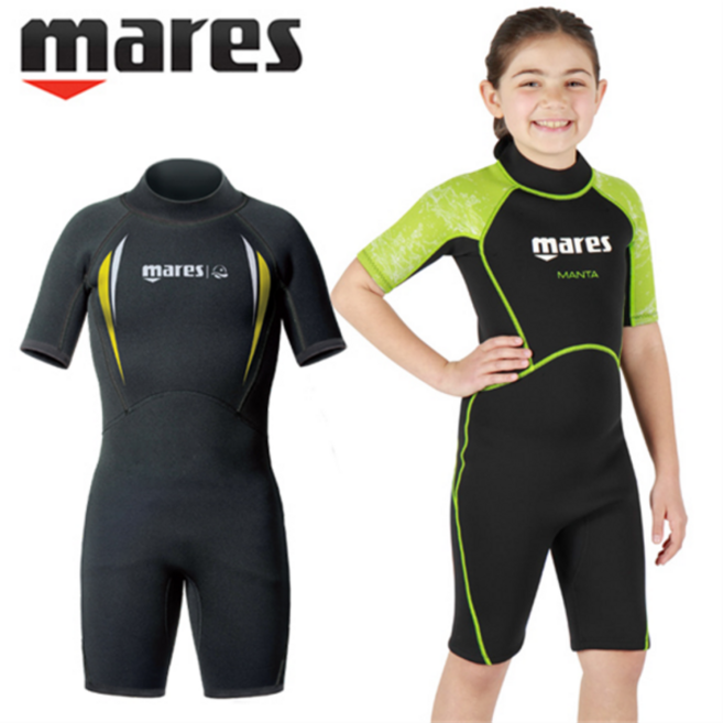 마레스 WET 슈트 2.2mm 만타 주니어 튜닉, 아쿠아노랑