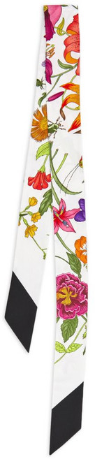 구찌 프린트 실크 트윌 스카프