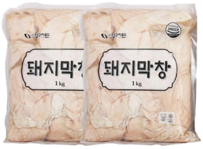 달구지 돼지생막창 1kg, 2개