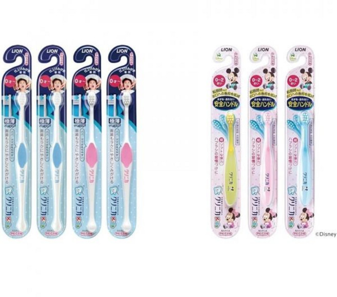 클리니카 크리니카 어린이 칫솔 마무리용 4종 세트(*색상 불가) + 0~2세용 3입(*색상 일본 출고 키즈, 클리니카 크리니카 어린이 칫솔 마무리용 4종 세트(*색, 1개