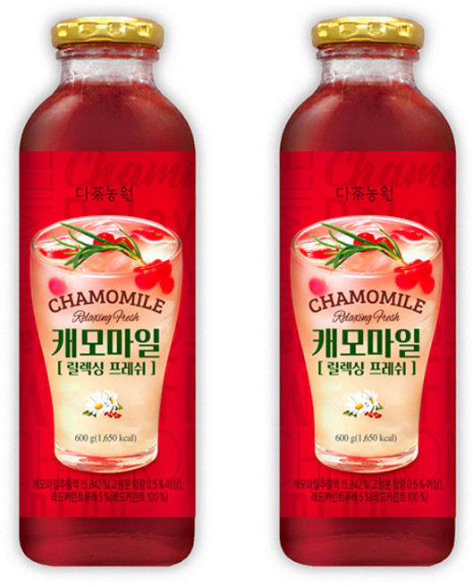 다농원 캐모마일 릴렉싱 프레쉬, 600g, 2개