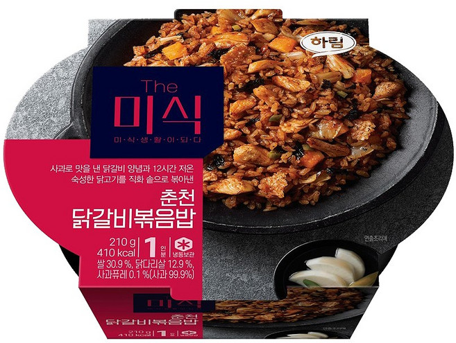 더미식 춘천 닭갈비볶음밥, 5개, 210g