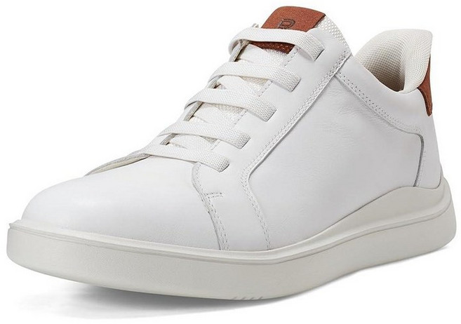 Rockport 남성용 Tynnar 스니커즈 화이트 가죽 7