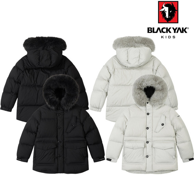블랙야크키즈 패딩 덕다운 히말아야 쿠마 야상 구스 다운 롱패딩 점퍼 자켓