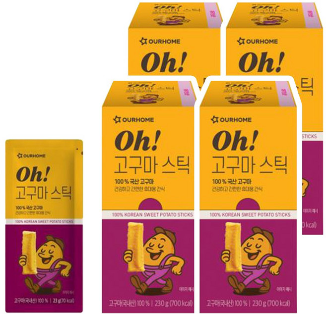 아워홈 Oh! 고구마 스틱, 40개, 23g