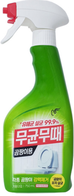 무균무때 곰팡이용 세정제, 피죤 무균무때 곰팡이제거제 750ml