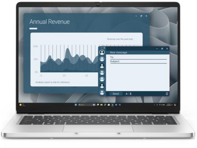 (Dell) Pro 14 PC14255-WH04KR (Ryzen AI 5 PRO 340/16GB/512GB/Win11Home) (기본제품), WIN11 Home, 16GB, 512GB, 실버