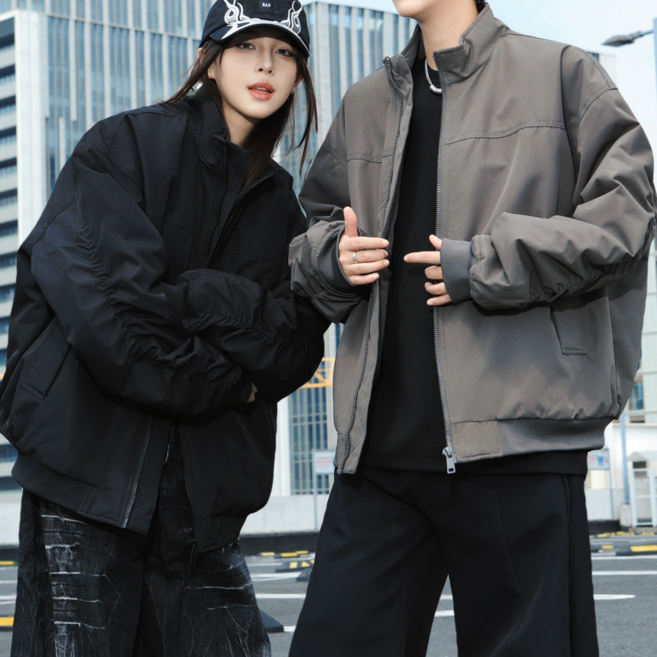 어썸유닛 항공점퍼 블루종 봄버자켓