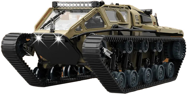 UB 오프로드 장갑차 RC카 드리프트 풀스케일 탱크 밀리터리 C8812, 1개, 샌드