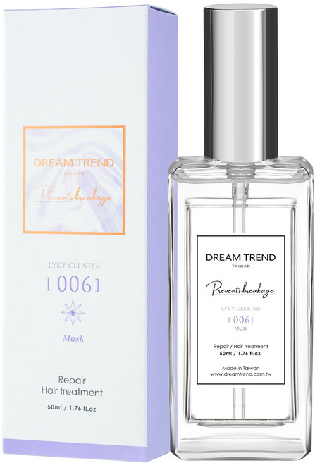 DREAM TREND 凱夢 LYKY 香水護髮油 髮絲修護 香氛 柔順, 1個, 50ml