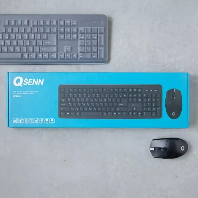 QSENN MK110 무선 키보드 마우스 세트, 로우프로파일, 기타, 기타