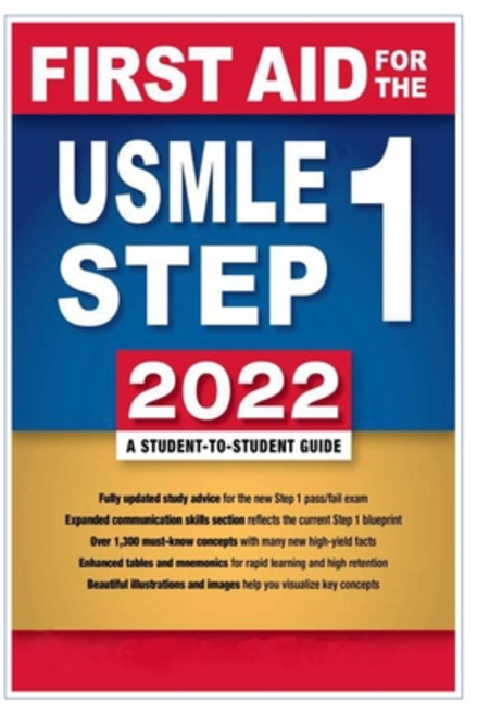 (영문도서) First Aid for the USMLE Step 1 2022 Paperback, Independently Published, English, 9798421826217
