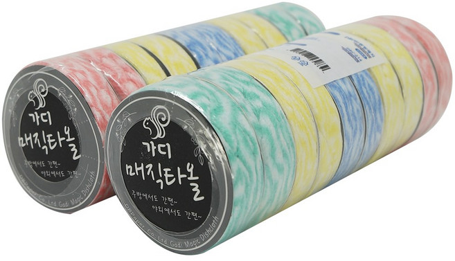 동방제지 요술행주 매직타올 동전 압축 티슈 대 100개, 10개, 10개입
