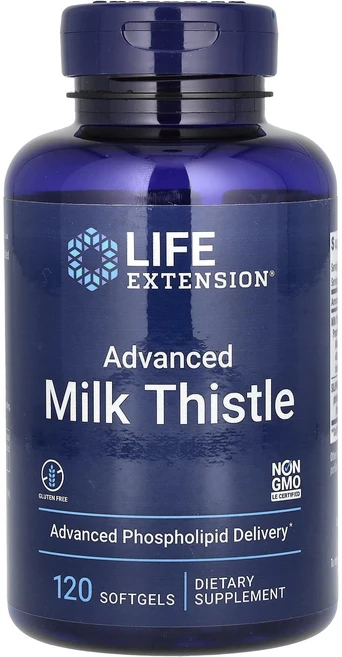 Life Extension Advanced Milk Thistle 소프트젤 120정, LifeExtensionAdvancedMilkThist, 1개 - 쿠팡