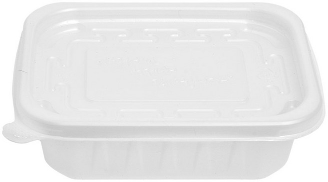 [일용상회]사각 미니죽용기 JH 1310 소 300ml 50세트 반투명, 50개, 1세트