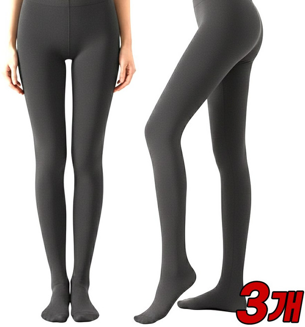 리빙투유 기모레깅스 3개세트