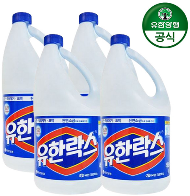 유한락스 레귤러, 4L, 4개