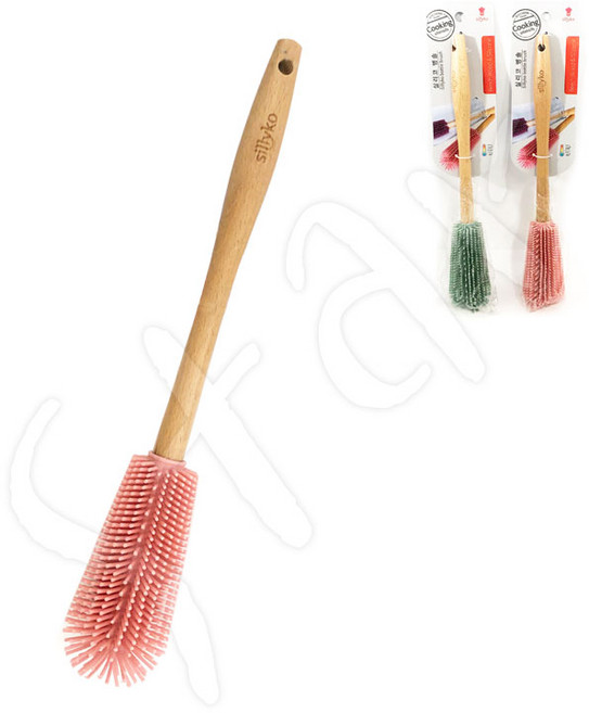 라쿠친 실리콘 병솔 병 솔 보틀 텀블러 음료 컵 물병 실리콘, 단품, 1개