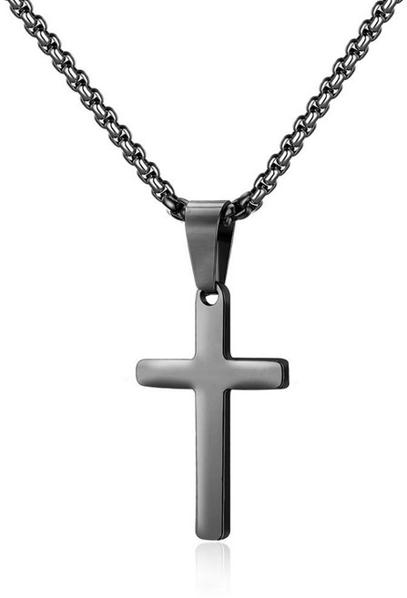 서플라이랩 써지컬스틸 베이직 십자가 목걸이