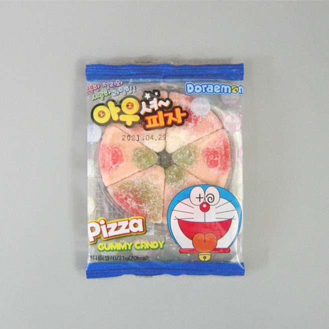 추억의과자 아우셔피자 피자젤리 뼈다귀캔디 왕셔요 캔디 밭두렁 옥수수튀김 꾀돌이 옛날과자 불량식품 문방구과자 레트로스낵 옛날젤리 사탕 달고나 아파치 아폴로 빅쪼니 줄넘기젤리, 24g, 24개