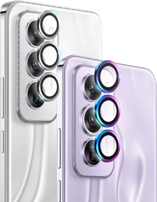 貼膜達人 鏡頭保護貼 鋁合金邊框 9H鋼化玻璃 防刮耐磨 鏡頭保護圈, 1套