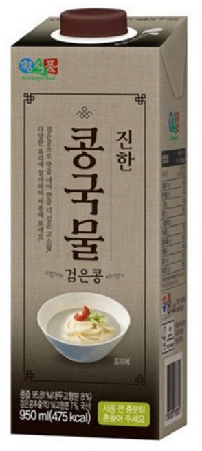 정식품 진한 콩국물 검은콩, 950ml