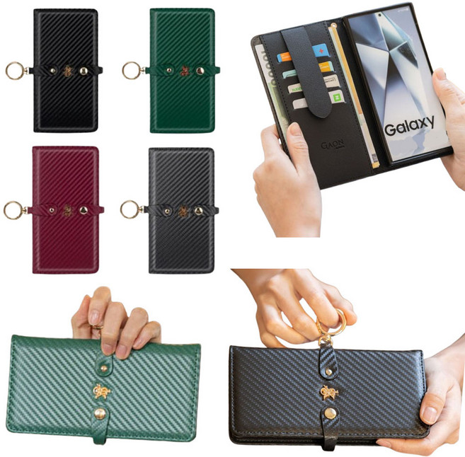 갤럭시 노트10플러스 SM-N976N 뷰트랩 가죽 카드지폐지갑 수납 편리한링고리 휴대폰 케이스 다이어리형