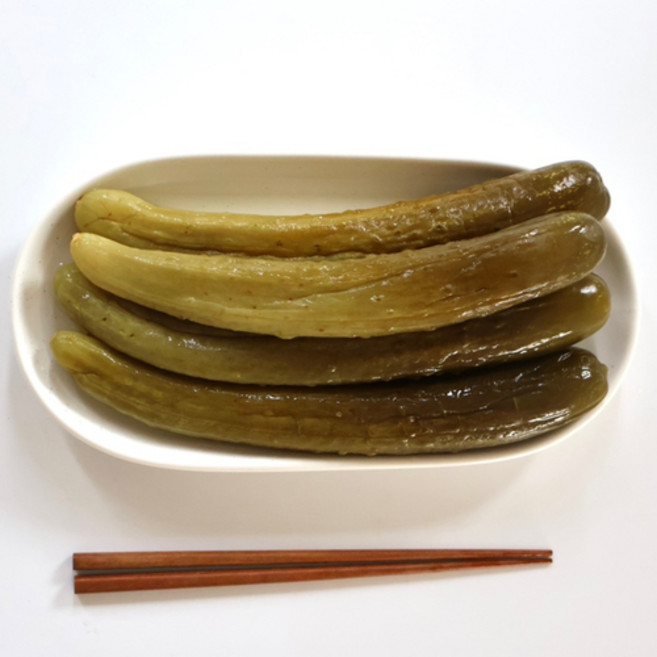 여우마을 수제반찬 한양 국산 통오이지, 1개, 1kg