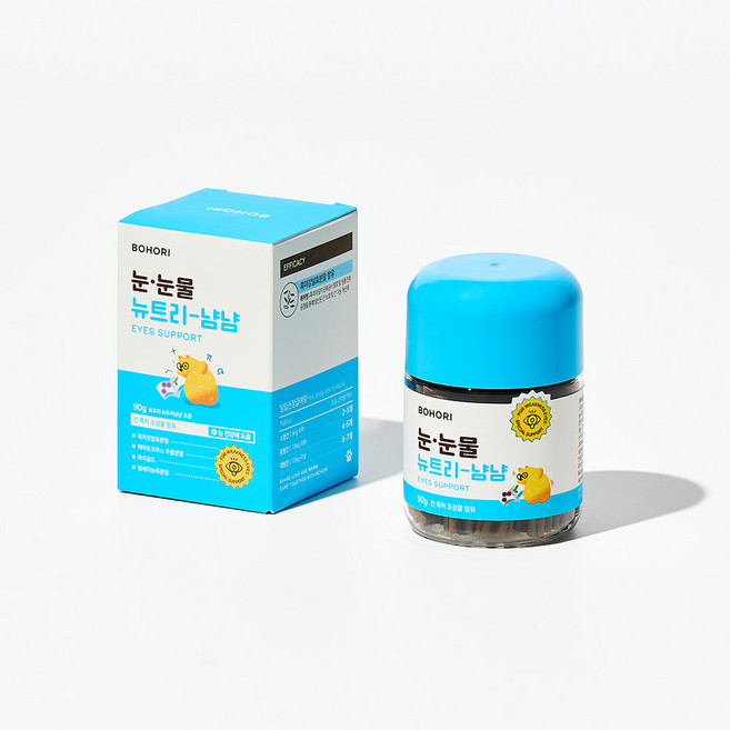 보호리 눈 눈물 뉴트리냠냠 2.0 90g 강아지 눈곱 눈물 자국 냄새 간 루테인 영양제, 2개, 눈물개선/눈건강, 90정
