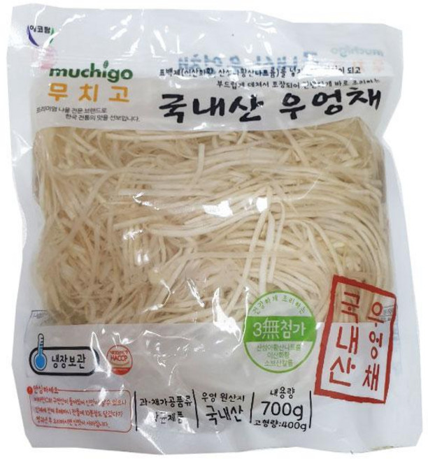무치고우엉채 700G에코팜국산, 단품, 1개