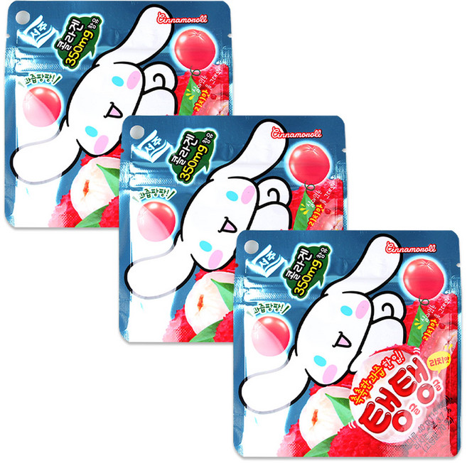 산리오 시나모롤 탱글탱글 젤리, 40g, 3개