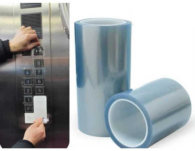 엘리베이터필름 승강기 투명 스티커 버튼 보양재 시트, 28cm x 50m, 1개