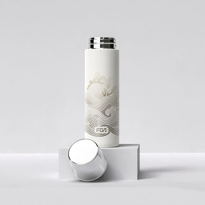 전기포트 보온병 물 코드) 소형 끓이는 겸용 (유럽형 텀블러 HC-301 화이트, F. 내셔널 트렌드 버전은 온도 표시 안 함