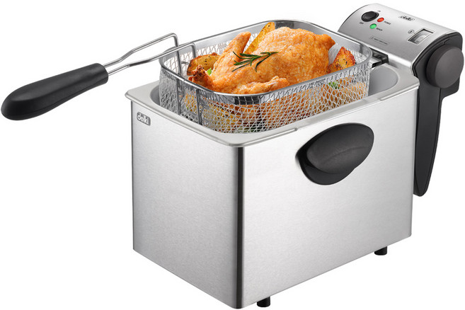 델키 업소용 대용량 가정용 전기 기름 튀김기 닭 프라이드 치킨 돈까스 튀김 DK-501 8.5L
