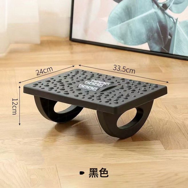 腳凳辦公室腳踏墊擱腳凳工位防翹二郎腿神器桌下腳踏板腳踩凳, 1個