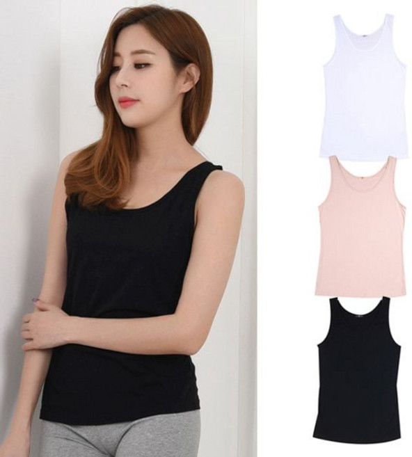 (제임스딘)데일리 면스판 여성 민자 런닝 900+5810Fu