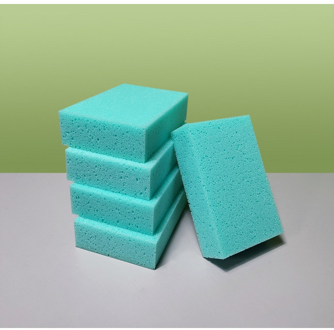 더폼 그린 타일 메지 스펀지 소프트타입 해면스펀지 대형 L_5x13x20cm / 5개 세트 묶음, 5개 1세트 총5개
