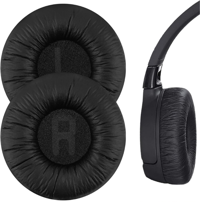 스폰지 이어 패드 JBL Tune T510BT T500BT T450BT 520BT 570BT 460NC 헤드폰 헤드폰 이어 패드 이어 패드 이어 패드 헤드밴드, 검정