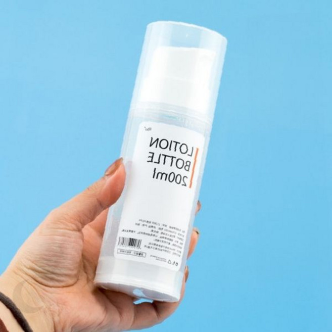 에어리스 기초화장품 보관통 투명 플라스틱 진공펌프 스킨로션 리필병 휴대용 위생적