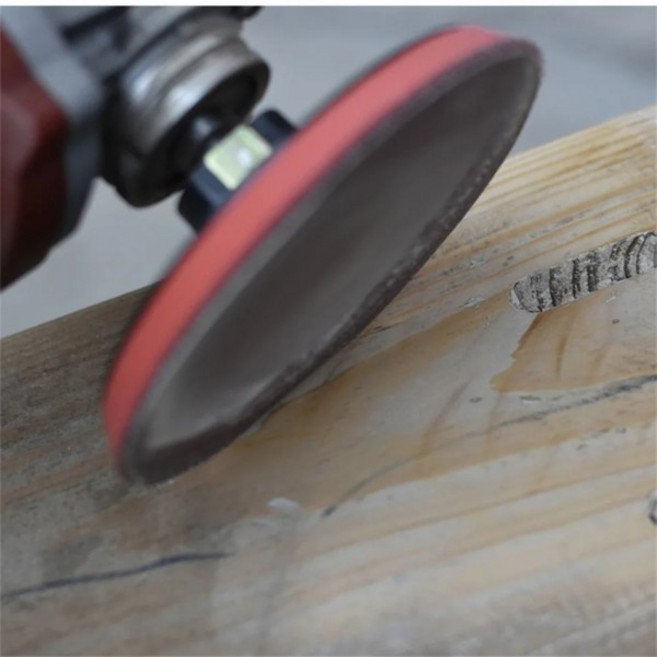 75mm/3 인치100mm/4인치 인치후크 및 루프 백킹 패드 샌딩 홀더 디스크 연마 플레이트 폴리 셔 용 드릴로드, 01 rod M10, 01 빠른