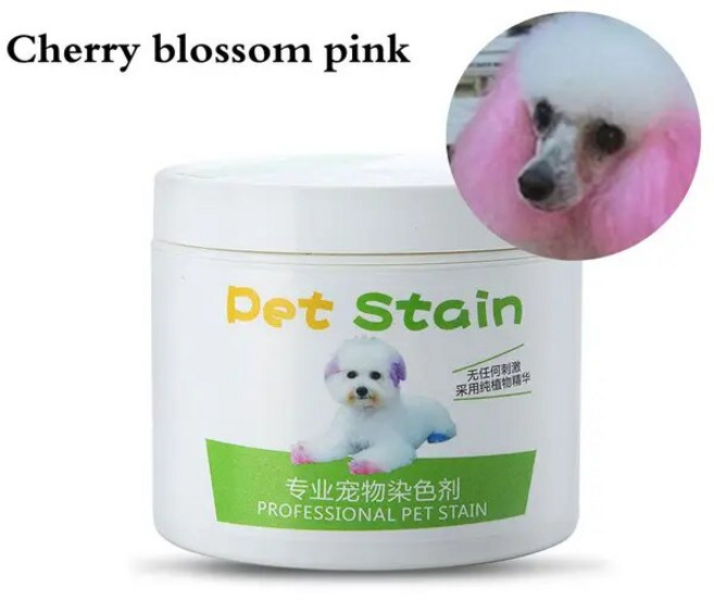 강아지 염색약 고양이 전문 애완 동물 얼룩 항 알레르기 개 털 염색 크림 착색제 무자극 무독성 액세서리 100ml, 없음, 5) Sakura Pink, 1개
