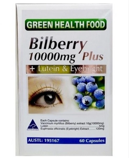 [GHF] 빌베리 10000mg 루테인 아이브라이트 60정, 1개 - 쿠팡
