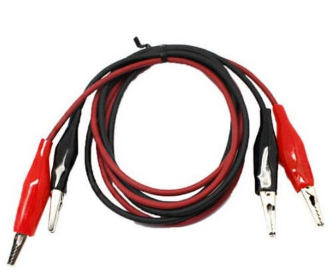 SAC-22 악어 클립 케이블 중 1m 1set 악어전선집게, 1세트