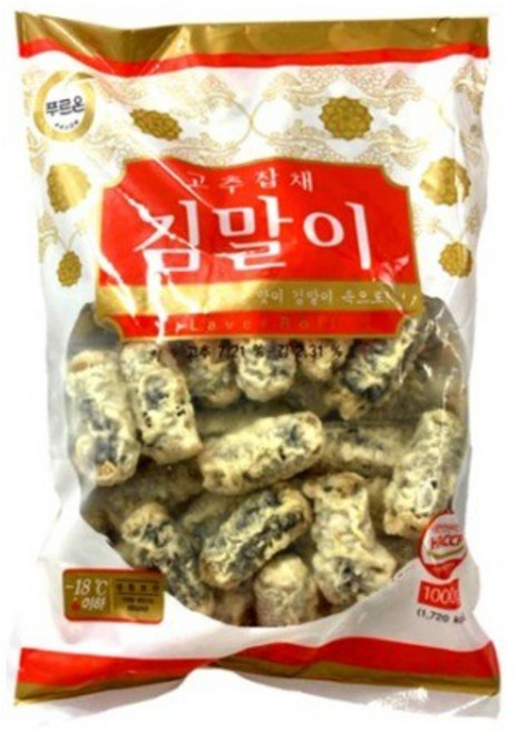 푸르온 고추잡채 김말이, 1kg, 1개, 1kg