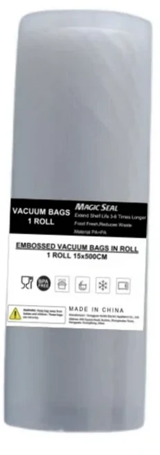 식품 진공 실러 용 매직 씰 가방 신선한 긴 유지 보관 1 롤 12/15/17/20/25/28/30/32/35/40cm, 01 China Mainland, 05 1 roll 15X500cm