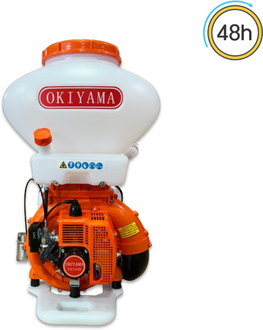 오끼야마 비료살포기 TE 740B 입제 분제 유제 겸용 농약분무기, 1개