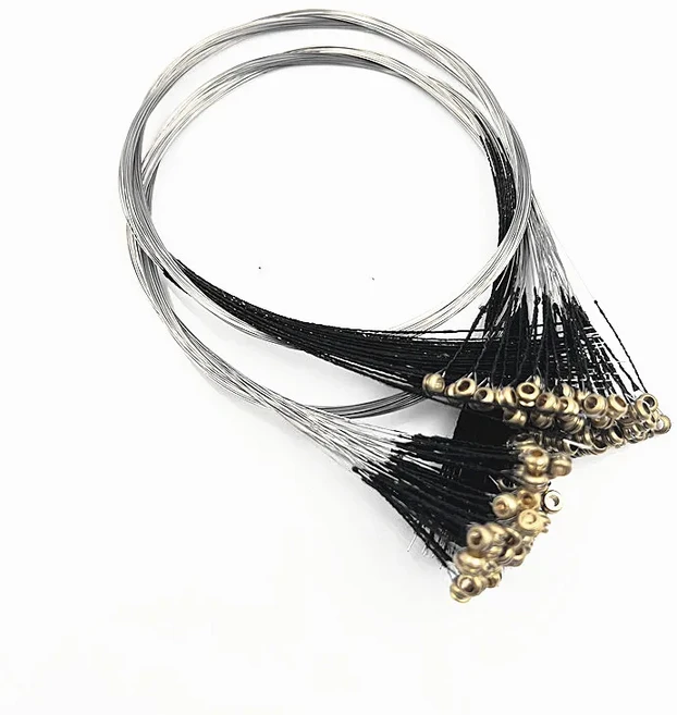 10 세트 합금 바이올린 현 미디엄 소프트 E-A-D-G 바이올린 현 4/4 3/4 1/2 1/4 1/8 바이올린 부품 액세서, 08 20pcs E string 4-4