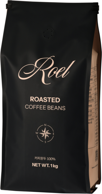 로엘 커피 원두 텍사스 블렌드, 1개, 1kg, 홀빈(분쇄안함)