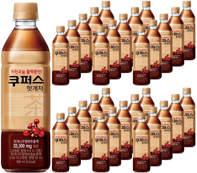 팔도 쿠퍼스 헛개차, 500ml, 40개