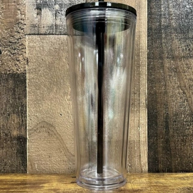 뚜껑이 있는 투명 유리시피컵 고가 물컵(로고 포함), 03 Transparent lid 22-5